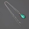 COAI Women's Water Drop Pendant, Malachite, Malachite