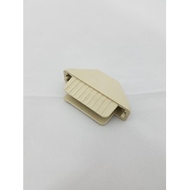 7/8"x3" Vinyl Fence Dog Ear Picket Cap (Box of 20) (Almond)