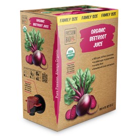 Organic Beetroot Juice Box 101.4 Fl Oz | Pure Beet Juice, Not From Concentrate | Organic, Vegan, Non-GMO | No Added Sugar, Easy-Pour Tap Packaging