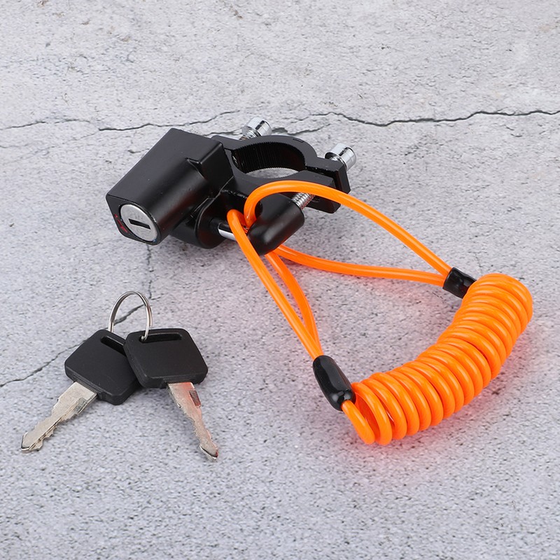 AntiTheft Universal Motorcycles Helmet Lock MultiFunctional Waterproof Fixed Lock Reminder