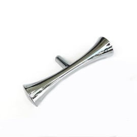 Haute Knobs Hourglass Drawer Pull MCM Mid-Century Modern Cabinet Knob Cabinet Hardware (Polished Chrome)