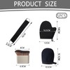 5 Pcs Self Tanning Mitt Set, Black Self Tan Mitt,
