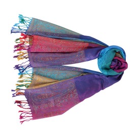 70 x 180 cm Women's Warm Scarf, Scarf Wrap for Women Shoulder Scarf, blue