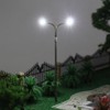 LQS13W 10pcs Model Railway Train Lamp Post Street Lights HO