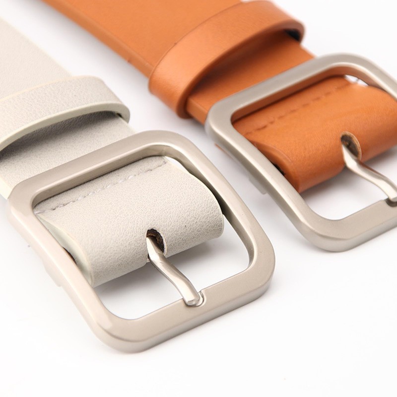 eYLun Womens Leather Belt Buckle Grommet Leather Waist Belts for