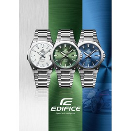 Casio Edifice Wristwatch, Sapphire Glass, blue, Bracelet Type