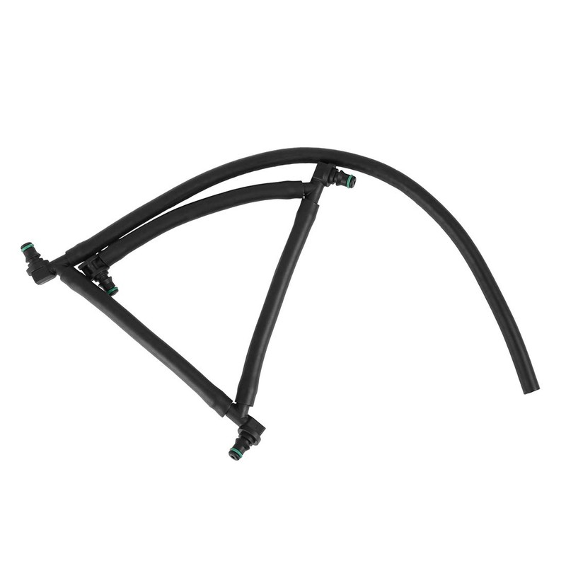 X AUTOHAUX Diesel Fuel Return Pipe Hose Leakage Pipe Overflow