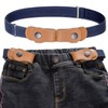Boys’ Belt Without Buckle, Elastic - Adjustable, Without Buckle, Invisible