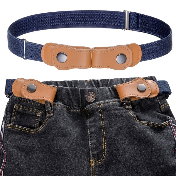 Boys’ Belt Without Buckle, Elastic - Adjustable, Without Buckle, Invisible