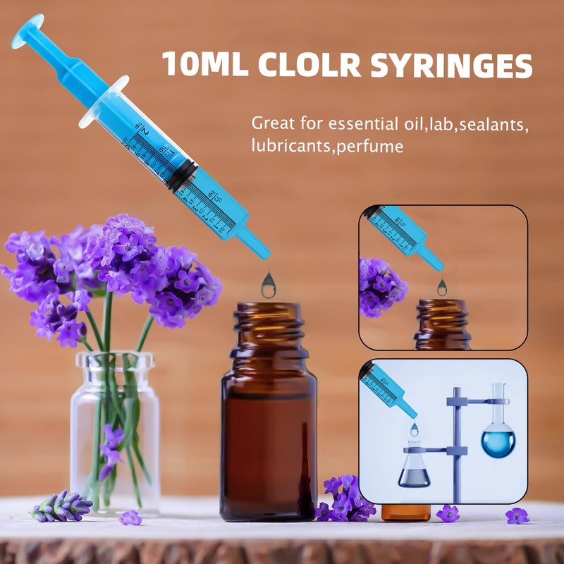 Gufastoe Pack of 40 10 ml Syringes with Protective Caps