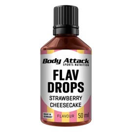 Body Attack Flav-Drops, Aroma for Food, Sugar Free, Calorie Free, Vegan