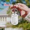 Gezxin Drive Safe Wife Keychain - Anniversary Birthday Gift for