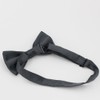 NECOTIA Men's Bow Tie, Stylish, Single Bowtie, Black, Plain, Wedding,