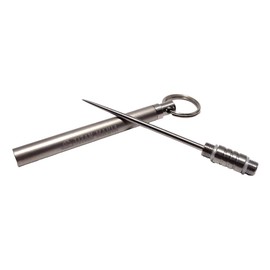 TITAN MANIA Titanium Toothpicks, Made of Titanium, Portable, Convenient, Stylish, Lightweight, Waterproof, Fruit Pick, Floss Pick, Stick Key Holder, Camping, Outdoor Travel Kit