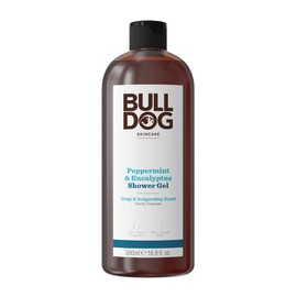 BULLDOG Body Care for Men | Peppermint and Eucalyptus Shower Gel | Crisp and Invigorating Shower Gel | 500 ml