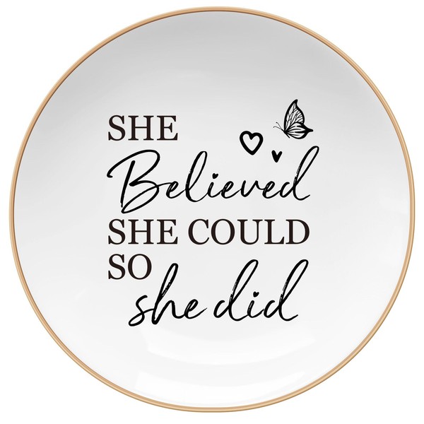 Congratulations Gifts for Women - Ceramic Jewelry Tray,College Graduation Gifts