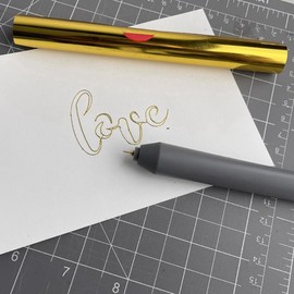 Daiilg Stamping Pen Hot Heated Foil Pens Set USB Heat Foil Pen for Scrapbooking Tool Kits Hot Foil Roll Drawing Pen