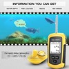 Atibin Castable Shore Fish Finder Kayaks Wireless Portable Depth Finder