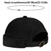 XYIYI Men's Docker Hat Brimless Hat Skull Cap Worker Sailor