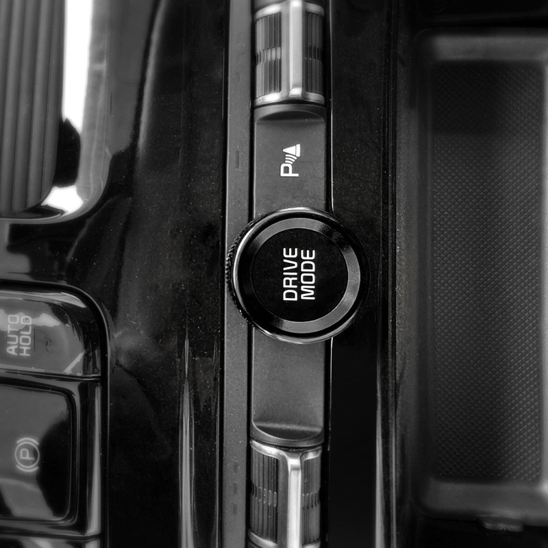 JUIVEEL Aluminum Car Gear Control Knob Cover Drive Mode Gear