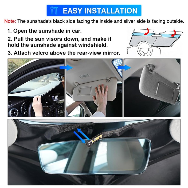 KUST Windshield Sun Shade for Honda HR-V 2016 2017 2018