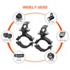 Motorcycle Light Bar Mount Brackets CNC Aluminum Fork Tube Clamps