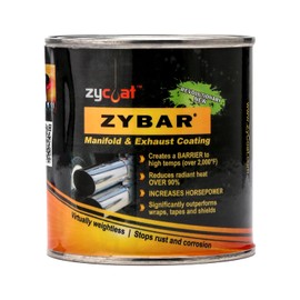ZyCoat ZyBar 13008 High Temperature Coating - Aluminum - Silver, 8 Ounce