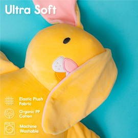 Snuggie Buggies Bunny Stuffed Animals | Ultra Soft Plushie Cute Bunny Plush Stuffed Animal for Kids & Children