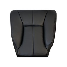 Compatible with 1998 1999 2000 2001 2002 Dodge Ram 1500 2500 3500 Laramie SLT Driver Bottom Seat Cover & Driver Bottom Cushion Foam Replacement - Already Installed (Vinyl Agate Dark Gray)