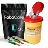 FabaCare Cannula Disposal Container 0.7 Litres for Cannulas, Syringes and