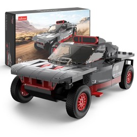 YYC 1:30 Model Car Kits for RS Q e-tron, Sports Cars Toys Building Set with 367 Pcs Blocks, Free Wheel, Cool Decorations, Ideas Collectibles Gifts for Boyfriend, Adults, Grey
