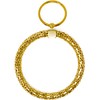 Stephanie Imports Vintage Gold and Silver Metal Mesh Jewelry Keychain
