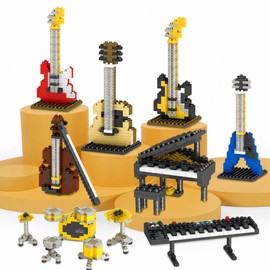 Toolzia Mini Musical Instrument Building Bricks Set
