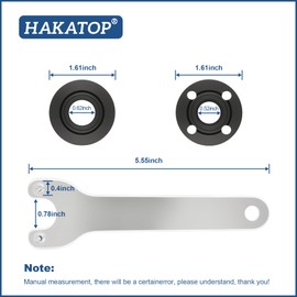 Angle Grinder Wrench Spanner Metal Lock Nut Fits Dewalt Makita 193465-4 Bosch Black & Decker Ryobi 4.5" 5" 5/8-11