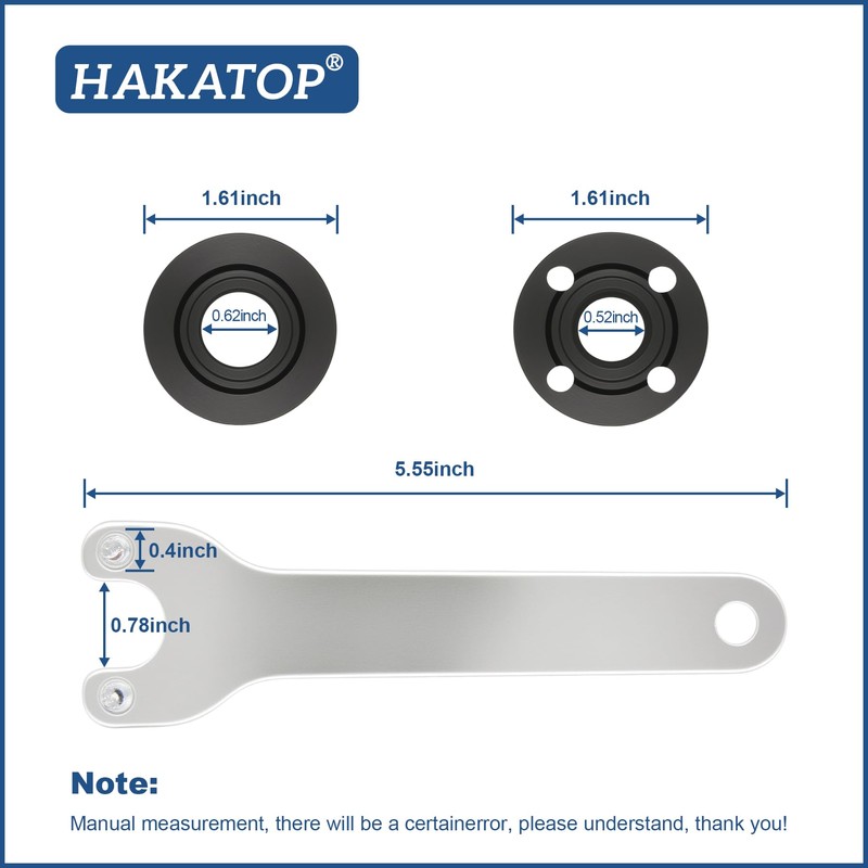 Angle Grinder Wrench Spanner Metal Lock Nut Fits Dewalt Makita