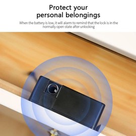 2024 Smart Drawer Lock, App Schrank Schloss. Holzschrank Schubladen Schrank versteckte elektronische Sicherheit Anti-Diebstahl RFID SchubladenLockers, Letter Box