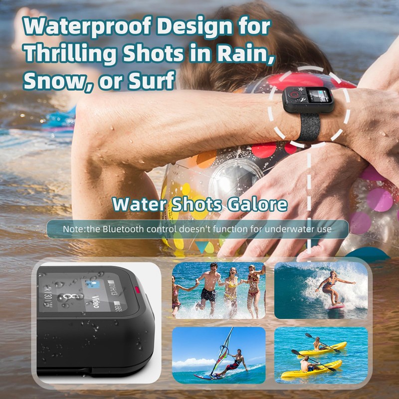 AFAITH Remote Control for Go Pro Hero 13/12/11/10/9/8 Black Action