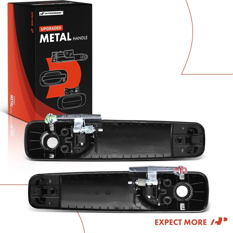 A-Premium Upgraded Metal Exterior Door Handles Compatible with Ram 1500