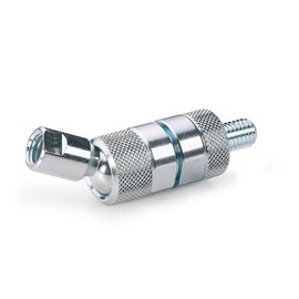 Ganter Normelemente Ball Joint Ball with Internal Thread M6 and Mounting Side with Screw Steel GN 782-M6-KI-2