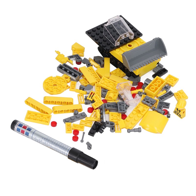 Digging Truck Toy Inductive DIY Assembly Electronic Vehicle Excavator Construction