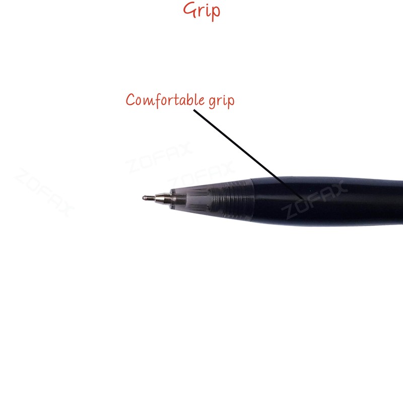 DIGNO Vibro Retractable Ballpoint Pens, BLACK, Fine Point (0.7mm), Pack