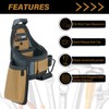 MELOTOUGH Tape Measure Pouch/Utility Knife Pouch + Notebook & Pencil