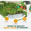 Utopia Home Galvanized Raised Garden Bed, 4x2x1 Ft Lightweight Planter