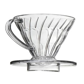 V60 02 Durable Coffee Dripper – Precision Pour Over Coffee Maker with 1-4 Cup Capacity (600 ml), Lightweight and Heat-Resistant for Manual Brewing at Home or Travel