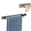 Aluminum 16 Inch Hand Towel Holder & Towel Bar -