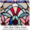Capulina Tiffany Lamp Stained Glass Pendant Lights 12 Inches Wide
