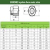 M8 Nyloc Hex Nuts, 8mm M8 Steel Locking Nuts -DIN985