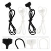 TEHAUX 4Pcs Portable Lost Hanging Rope for Earphones Magnetic Suction