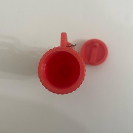 Crochet Pattern Tumbler Keychain for Keys and Accessories - Color: Blue