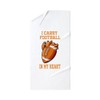 CafePress I Carry Football in My Heart Football 30"x60" Absorbent